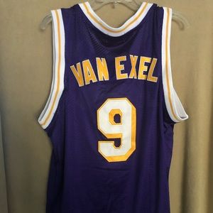 nick van exel jersey mitchell and ness